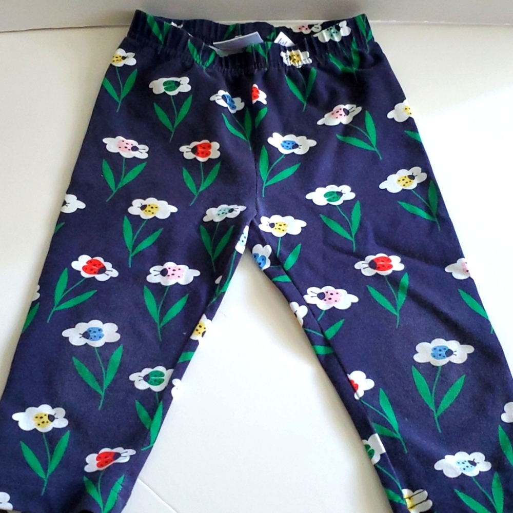 Hanna Andersson ladybug flower print capri size 100cm, 4